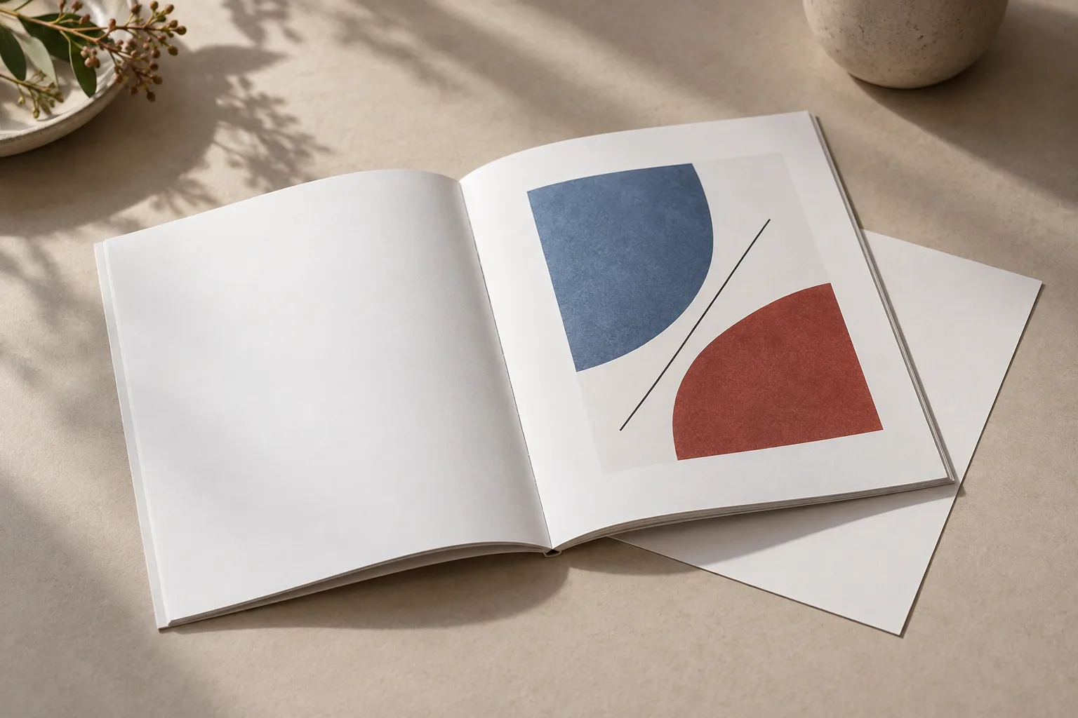 Choosing paper for a brand catalogue