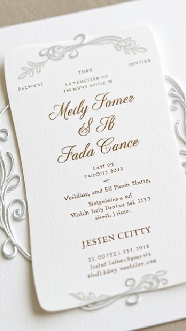 Wedding invitation set